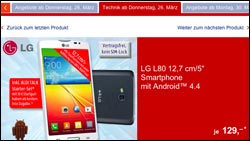 Handy-Schnäppchen bei Aldi: LG 80 und HTC Desire