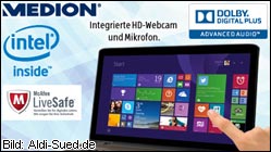 Ab morgen bei Aldi: Medion Akoya E7416T Notebook.