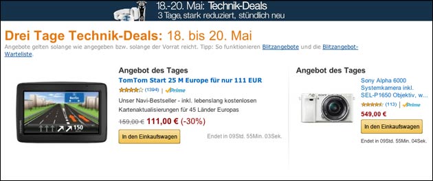 Angebot des Tages