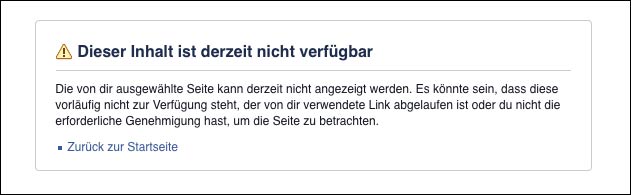 Facebook: Inhalt nicht verfügbar