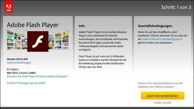 Achtung, Sicherheitslücke: Adobe Flash Player