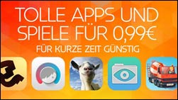 Apple App-Angebote: 24 Apps für je 99ct!