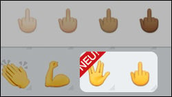 Neue WhatsApp Version soll Stinkefinger + Vulkanier-Gruß einführen