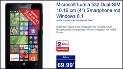 Microsoft Lumia 532: Dual-SIM Smartphone Schnäppchen!