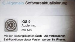 Mit dem Download noch warten? Probleme nach iOS 9 Update!