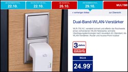 WLAN günstig erweitern: WLAN Verstärker WLR-750 / WLR 510 bei Aldi!