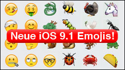 Neue Emoji mit iOS 9.1!