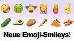 72 neue Emoji-Smileys: Diese gibt es neu!