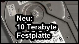 Neue Festplatte mit viel Platz: 10 Terabyte!