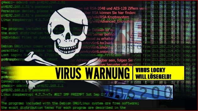 Virus Warnung