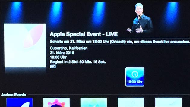 Apple Keynote als Live-Stream ansehen!