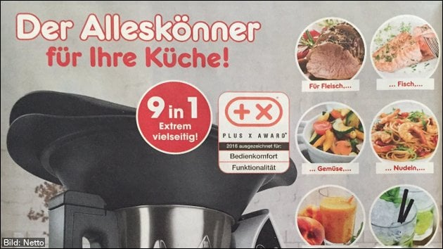 Morgen bei Netto: Gourmetmaxx Küchenmaschine