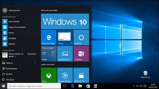 Windows 10 sucht ab jetzt nur noch mit Bing und Edge!