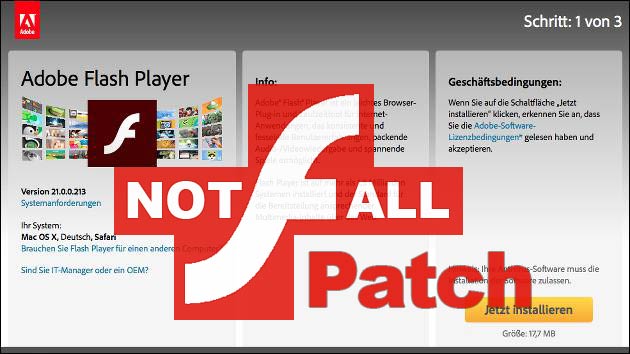 Flash Notfall Patch: So bekommt man das Flash-Update