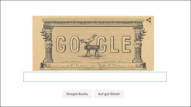 Google Doodle: 120 Jahre moderne olympische Spiele