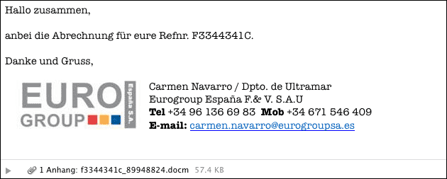 Makro-Viren in Word-Dateien: Vorsicht vor diesen Emails!