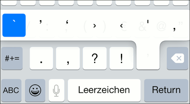 iPhone: So macht man das Zeichen für die neue WhatsApp Schrift!