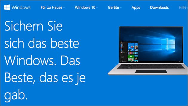 Windows 10 Update: Noch bis zum 29 Juli!