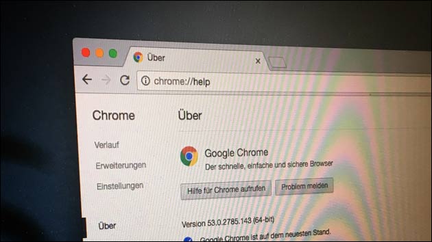 Chrome Browser 53 Update