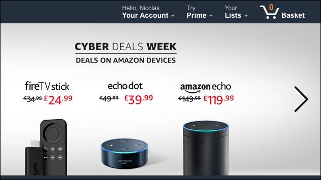 Amazon Echo in England bestellen!