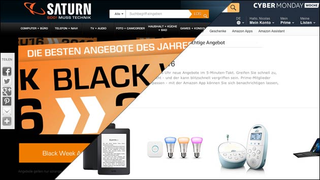 Cyber Monday und Black Week