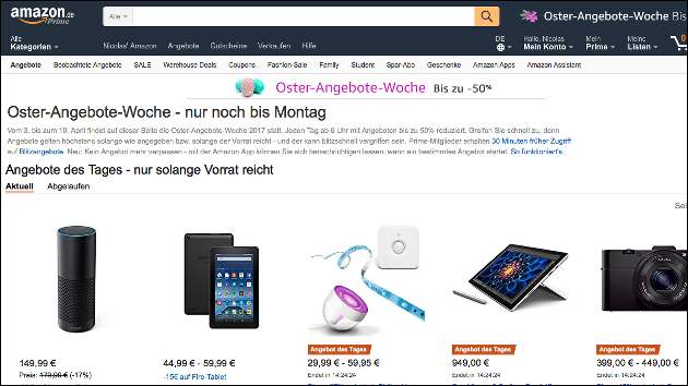 Amazon Oster Woche