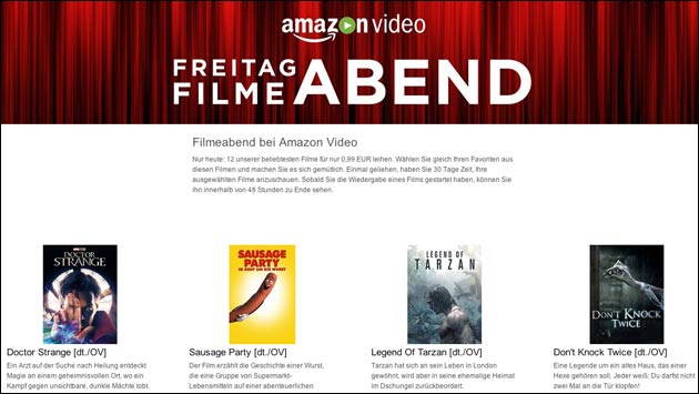 Amazon Freitag Filmeabend