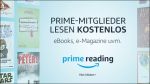 ebooks und Zeitschriften kostenlos: Amazon Prime Reading