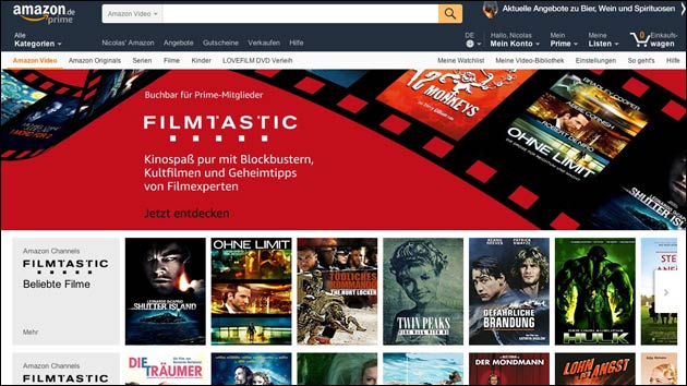 Amazon Prime TV Channels