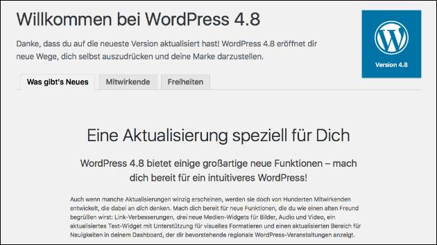 Wordpress 4.8