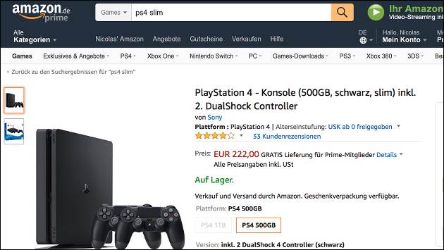 PS4 Angebot