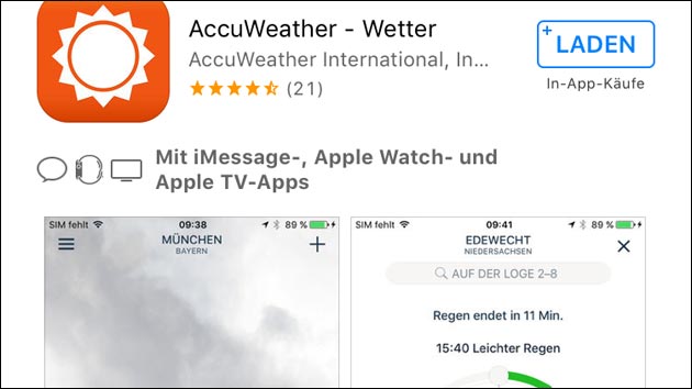 AccuWeather App