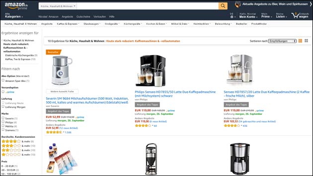 Amazon Kaffee Maschinen