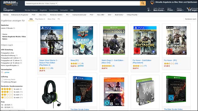 Amazon Spiele