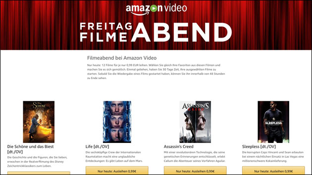 Amazon Freitag Filme-Abend