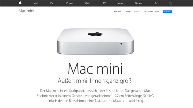 Apple Mac Mini Update 2018