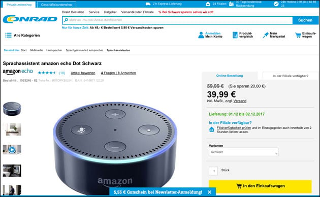 Echo Dot Angebot