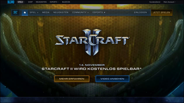 StarCraft II kostenlos