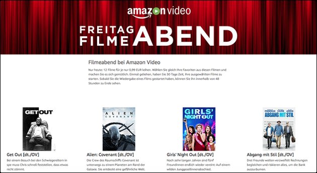 Amazon Freitag Filme-Abend