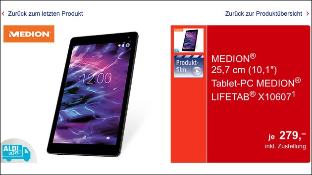 Medion LifeTab X10607