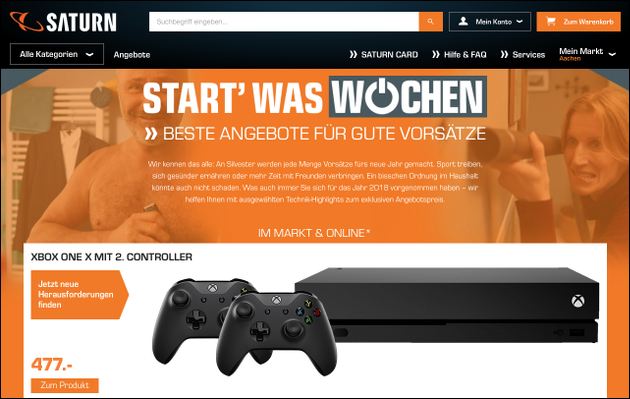 Start was Wochen: Xbox One Angebot