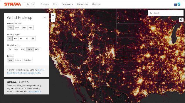 Strava Heatmap