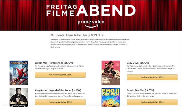 Amazon Freitag Filme-Abend