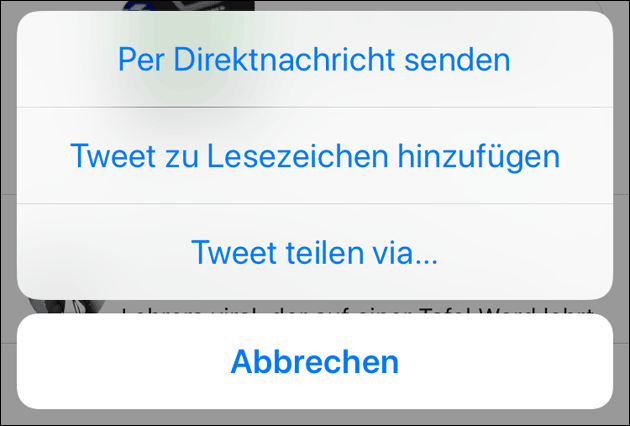 Twitter bookmark speichern