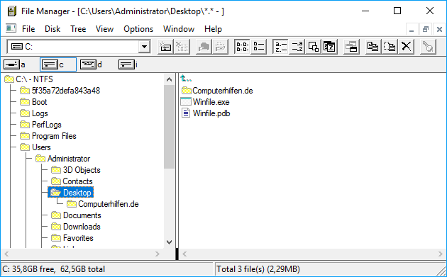 Winfile File Manager