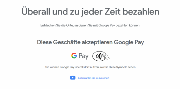 Google Pay Partner in Deutschland