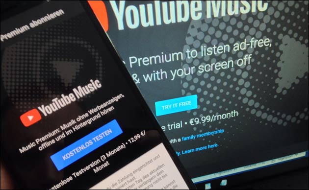 YouTube Music auf dem iPhone teurer