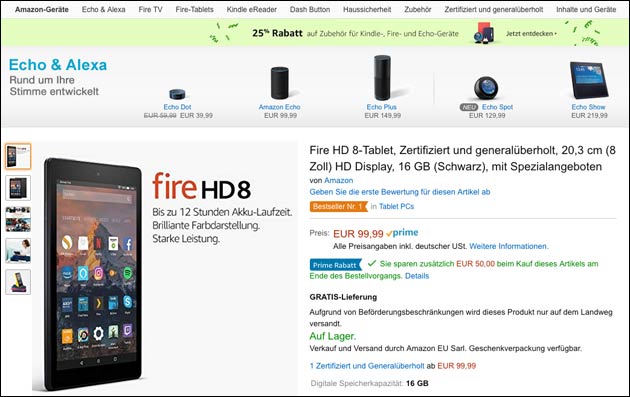 Amazon Fire Angebote