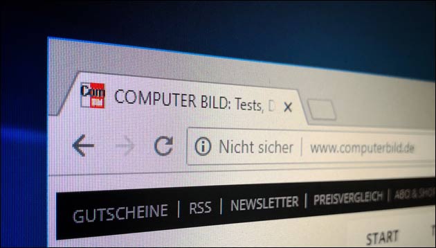 HTTP nicht sicher Chrome