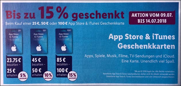 iTunes Angebote